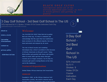 Tablet Screenshot of blackgolfclubs.com